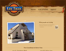 Tablet Screenshot of lostacoslv.com